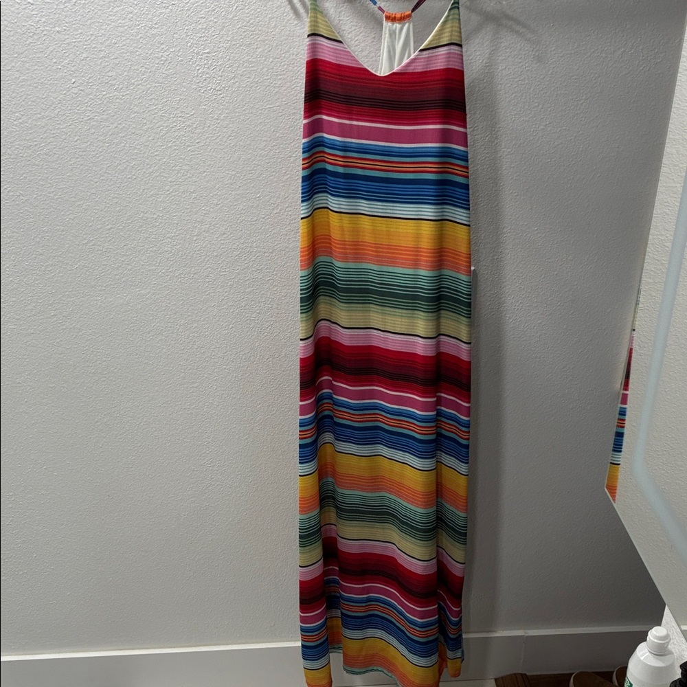 Multi-Color Striped Maxi Dress - Women